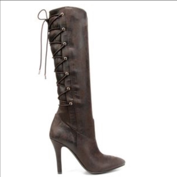 BCBGeneration Shoes - BCBGeneration “Erin” Brown Shimmer Boots